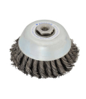 CUP BRUSH 140mm 5/8"" BSW KNOTTED .80W 2ROW WERNER