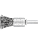 PFERD Shank mounted end brush, crimped PBU 1516 6 ST 0,35