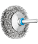 PFERD Shank mounted bevel brush, crimped KBU 5010 6 INOX 0,20