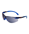 3M™ Solus™ S1102SGAF Safety Glasses , Black/Blue, Grey Scotchgard™ Anti-Fog Lens