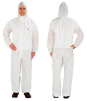 3M™ 4515 Protective Coverall Type 5/6 White XXXLarge