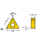 Sandvik Coromant TCMT 09 02 04-PM 1525 CoroTurn™ 107 insert for turning