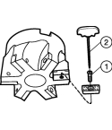 Sandvik Coromant RA215-A076C6-25M Plunge milling cutter