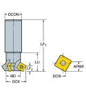 Sandvik Coromant R215.64-32V50-4512 U-Max™ chamfer milling cutter
