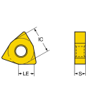 Sandvik Coromant TNMX 15 09-2 4425 Insert for bar peeling