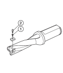 Sandvik Coromant 881-D1600L20-03 CoroDrill® 881 indexable insert drill