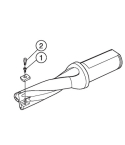 Sandvik Coromant 881-D1750L25-03 CoroDrill® 881 indexable insert drill