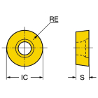 Sandvik Coromant RCHT 20 06 M0-PL 1025 CoroMill™ 200 insert for milling