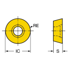 Sandvik Coromant R300-0720E-PM 1025 CoroMill™ 300 insert for milling