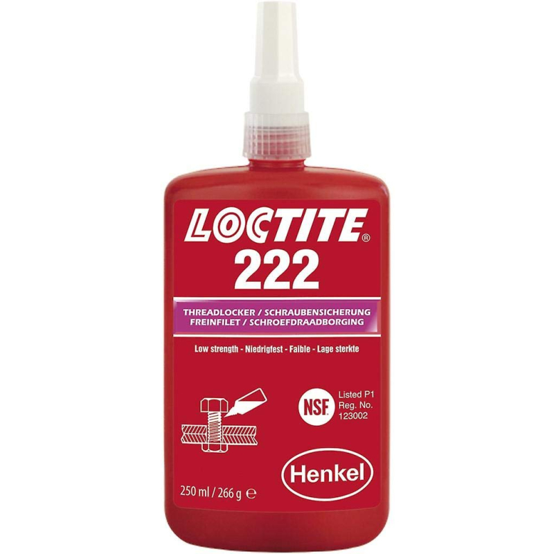 Loctite 222 Threadlocker Adhesive 50ml Pack of 8 Pieces