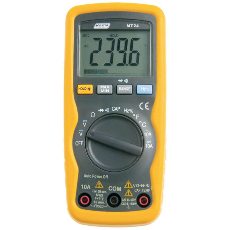 Major Tech MT24 Auto DMM, Temp, Capacitance, Hz