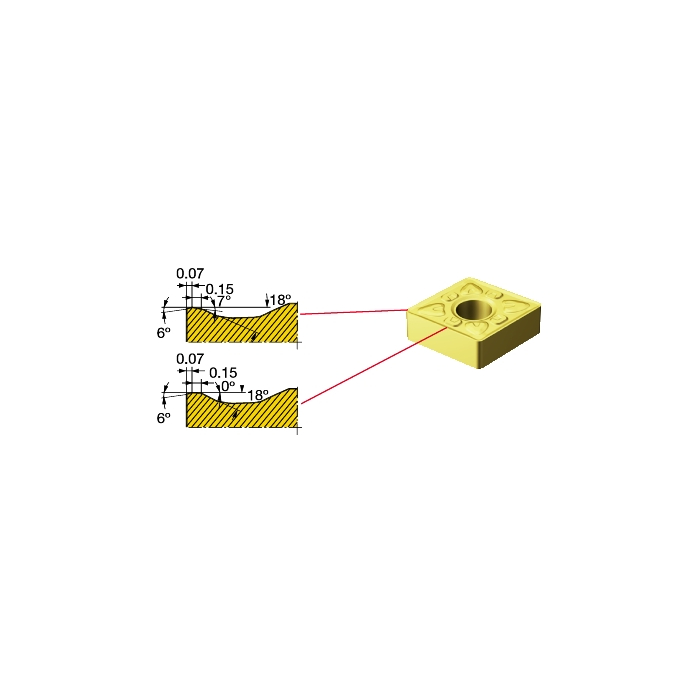 Sandvik Coromant CNMG 19 06 12-XMR GC30 T-Max™ P insert for turning