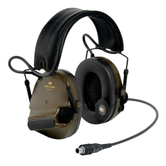 3M™ PELTOR™ ComTac™ XPI Headset, 28 dB, Green, Headband, J11 Plug, PELTOR Wired, MT20H682FB-38