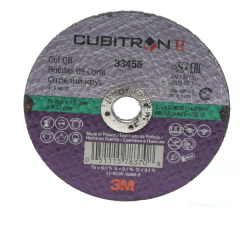 3M™ Cubitron™ II Cut-Off Wheel, 75 mm x 1.6 mm x 9.53 mm, 33455