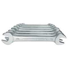 OPEN ENDED SPANNER SET 6X7 -20X22mm 6/08M GEDORE