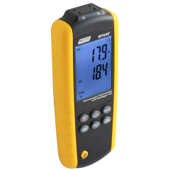 Major Tech K-Type Thermometer, Dual Display & Input, Data Logger (-50 Â°C - 1300 Â°C) - MT635