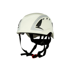 3M™ SecureFit™ X5000 Safety Helmet, Vented, Reflective, CE, White, X5001V-CE, 4 ea/Case