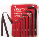 ALLEN KEY SET 1.5-10mm LONG SERIES IN WALLET EB008-1