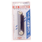 ALLEN KEY SET 1.5-6mm STD KNIFE TYPE EIGHT EB009-1