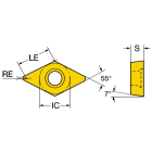 Sandvik Coromant DCMX 11 T3 04-WF 1525 CoroTurn™ 107 insert for turning