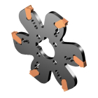 Sandvik Coromant AQD-J-203Y38-M CoroMill™ QD indexable grooving & parting off cutter
