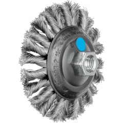 PFERD THREADED BEVEL BRUSHES KNOTTED KBG