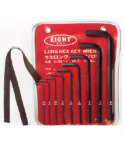 ALLEN KEY SET 1/16-3/8" LONG SERIES WALLET EB008-2