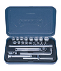 SOCKET BIHEX SET 3/8DR D30HMZ GEDORE