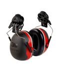 3M™ X3P3E PELTOR™ Earmuffs, Red, Helmet Mounted