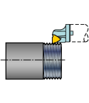 Sandvik Coromant R566.4FGC-252517-16 T-Max™ U-Lock head for thread turning