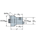 Sandvik Coromant 391.25-20 50 065M VL to Whistle Notch adaptor