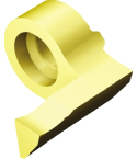 Sandvik Coromant MB-09FA318-02-14R 1025 CoroCut™ MB solid carbide head for face grooving