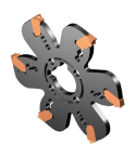 Sandvik Coromant QD-EC100X22-M CoroMill™ QD indexable grooving & parting off cutter