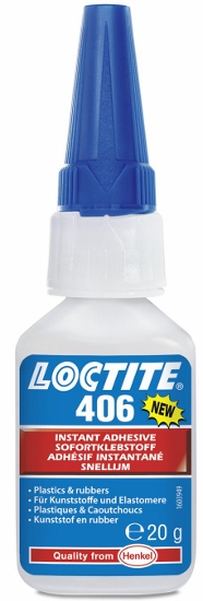Loctite 135436 Clear 406 Prism Instant Adhesive, General-Purpose, Surface  Insensitive, 20 g, 0.7 fl. oz. Bottle