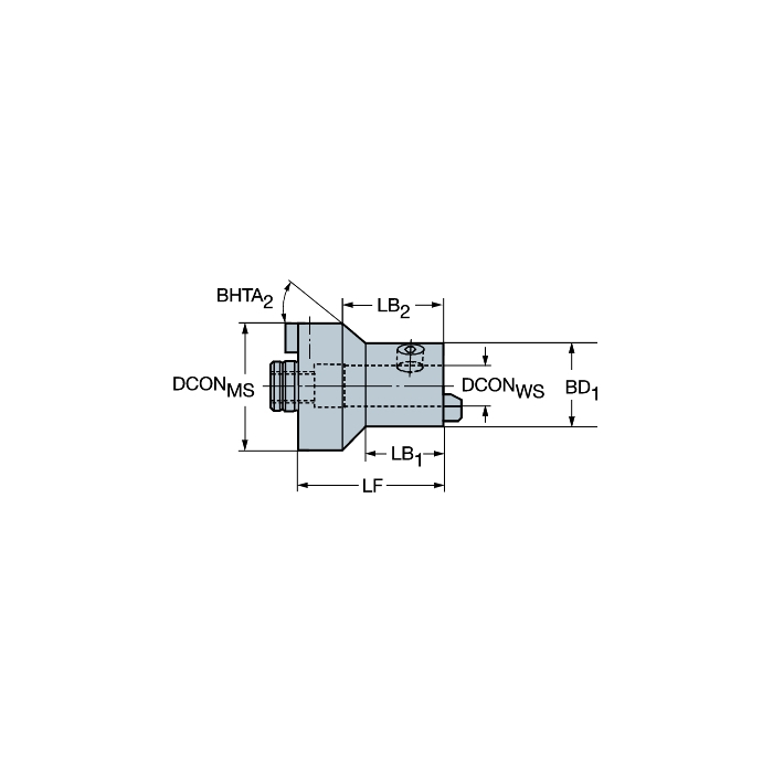 Sandvik Coromant 391.25-20 50 065M VL to Whistle Notch adaptor