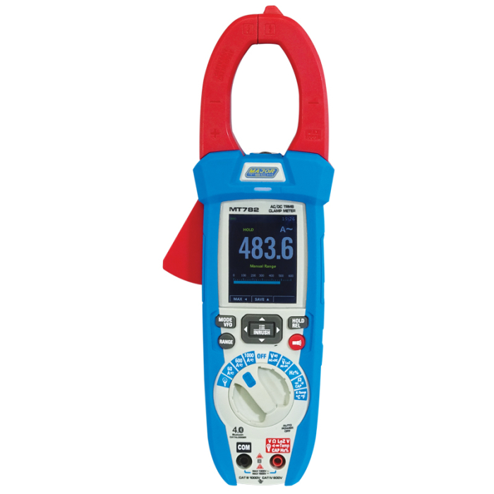 BT 600A AC/DC Thermometer Clamp Meter - Major Tech